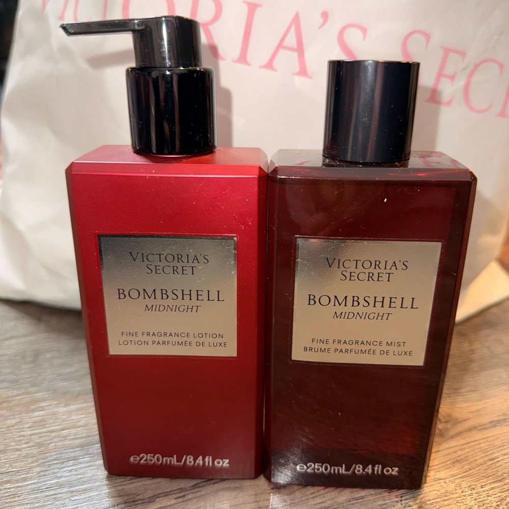 Victoria's Secret Bombshell Midnight Lotion & Mist Set - 8.4 fl oz each